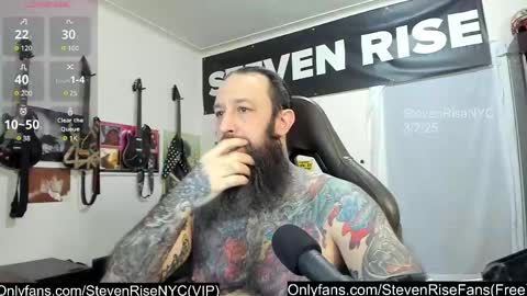 StevenRiseNYC online show from March 2025 01:05:02 PM