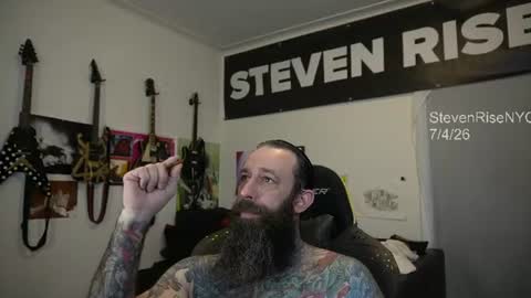 Snapshot of stevenrisenyc chatting on July 2026 09:26:01 AM StevenRiseNYC online show from July 2026 09:26:01 AM