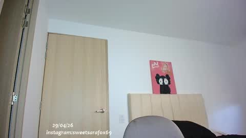 Snapshot of sweetsarafoxxx chatting on April 2026 02:43:02 PM Sara Sofia Libra online show from April 2026 02:43:02 PM