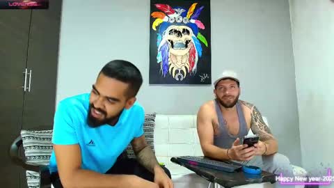 Snapshot of the_golden_boys chatting on February 2025 12:17:02 AM SCOTT THEO KAMERON GENDERSON online show from February 2025 12:17:02 AM