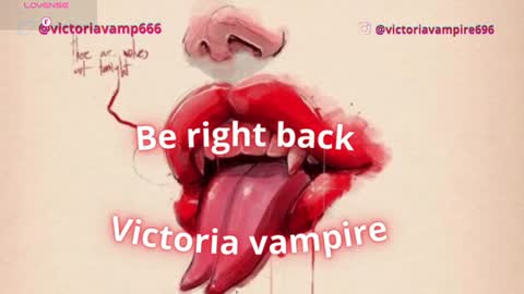Victoria Vampire online show from June 2026 12:31:01 AM