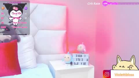 Snapshot of violettbloss chatting on September 2025 03:10:01 AM Violeta online show from September 2025 03:10:01 AM