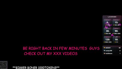Snapshot of xclusivesecrets chatting on January 2025 01:11:01 PM spoil me here online show from January 2025 01:11:01 PM
