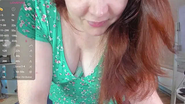 CutieGinger online show from December 2024 12:08:01 AM