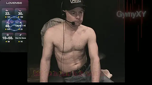 Snapshot of GymyXY chatting on February 2025 10:37:02 AM GymyXY online show from February 2025 10:37:02 AM
