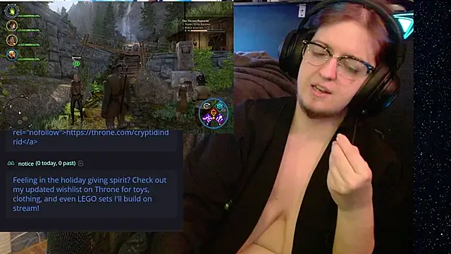 Snapshot of CryptidIndrid chatting on January 2025 08:54:02 PM CryptidIndrid online show from January 2025 08:54:02 PM