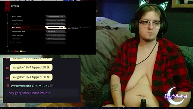 Snapshot of CryptidIndrid chatting on January 2025 12:09:02 AM CryptidIndrid online show from January 2025 12:09:02 AM