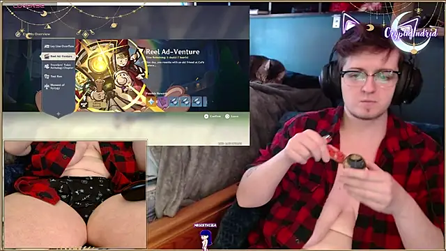 Snapshot of CryptidIndrid chatting on March 2025 01:10:01 AM CryptidIndrid online show from March 2025 01:10:01 AM