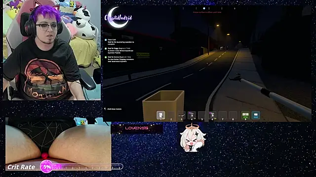 Snapshot of CryptidIndrid chatting on September 2025 12:54:01 AM CryptidIndrid online show from September 2025 12:54:01 AM