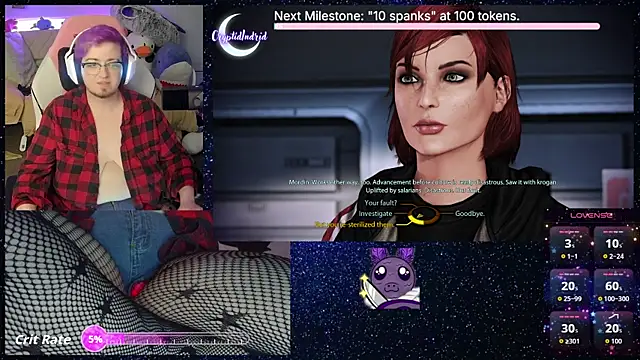 Snapshot of CryptidIndrid chatting on September 2025 10:48:01 PM CryptidIndrid online show from September 2025 10:48:01 PM