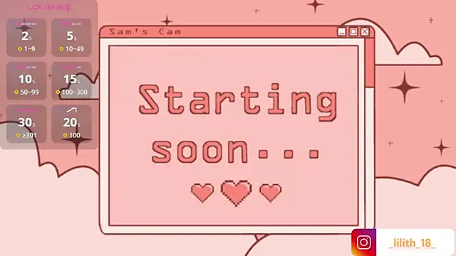  Lilith 18  online show from May 2026 07:15:01 PM