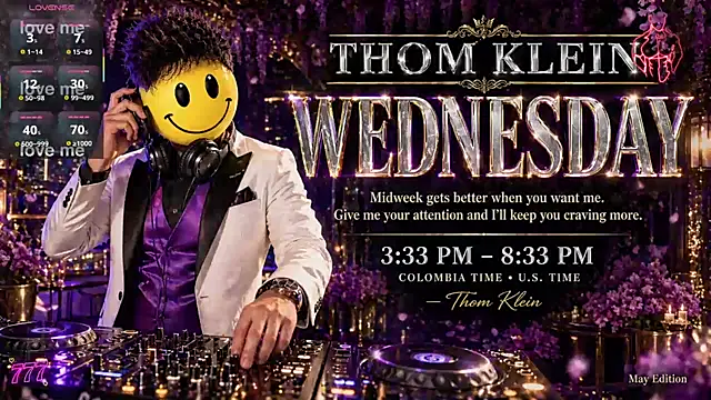 Snapshot of thomklein chatting on May 2026 08:04:02 PM thomklein online show from May 2026 08:04:02 PM