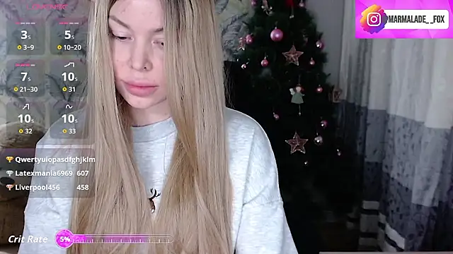 Snapshot of Marmalade_Fox chatting on January 2026 04:55:01 PM Marmalade Fox online show from January 2026 04:55:01 PM