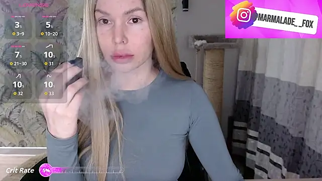 Snapshot of Marmalade_Fox chatting on March 2026 02:12:02 PM Marmalade Fox online show from March 2026 02:12:02 PM