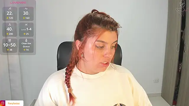 Snapshot of Fieryfenixx chatting on March 2025 05:00:02 AM Fieryfenixx online show from March 2025 05:00:02 AM