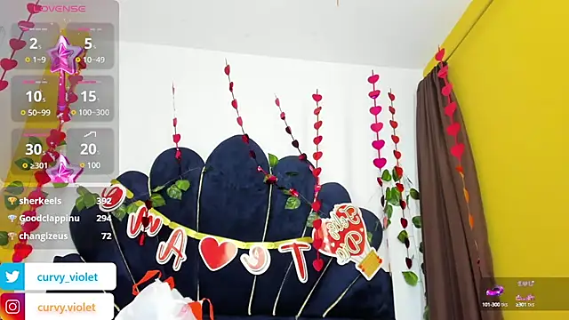 CurvyViolet online show from February 2025 12:16:02 PM