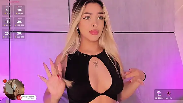 Addison baker online show from January 2025 07:53:02 PM