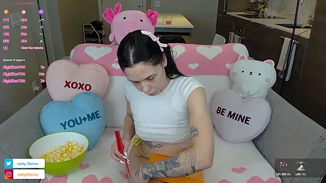 NattyFierros online show from January 2025 08:59:02 PM