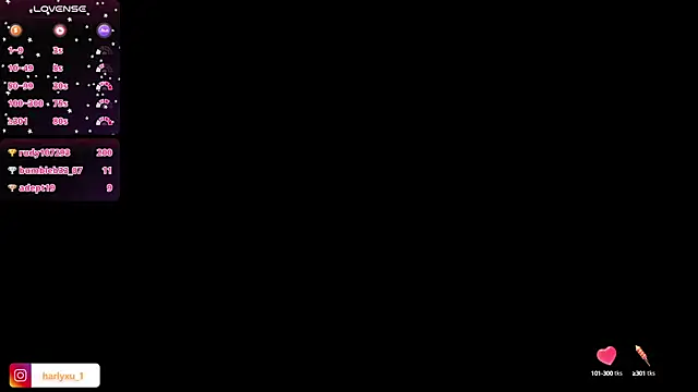 Snapshot of Harlyxu chatting on December 2024 05:25:01 AM Harlyxu online show from December 2024 05:25:01 AM