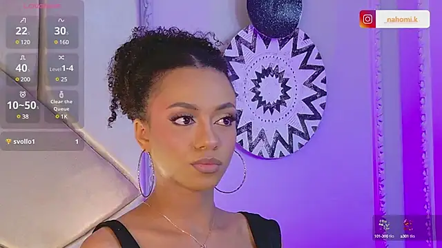 Snapshot of Nahomi_King chatting on February 2025 01:05:02 PM Nahomi King online show from February 2025 01:05:02 PM