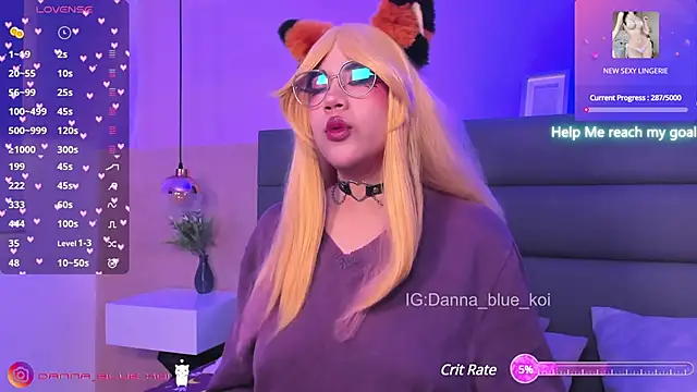 blue koi online show from January 2025 07:28:01 PM