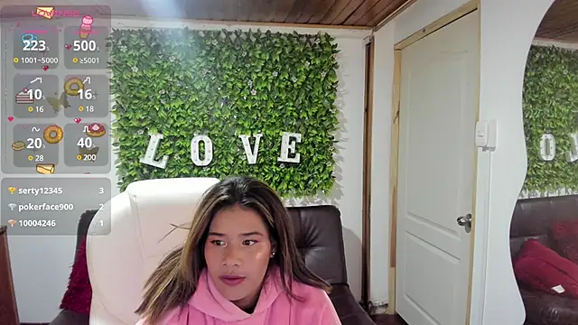 Enma  clark online show from January 2025 10:19:01 AM