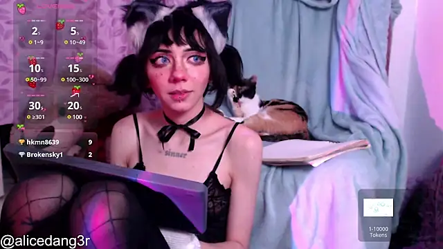 Snapshot of Alicedangerrr chatting on February 2025 07:24:02 AM Alicedangerrr online show from February 2025 07:24:02 AM