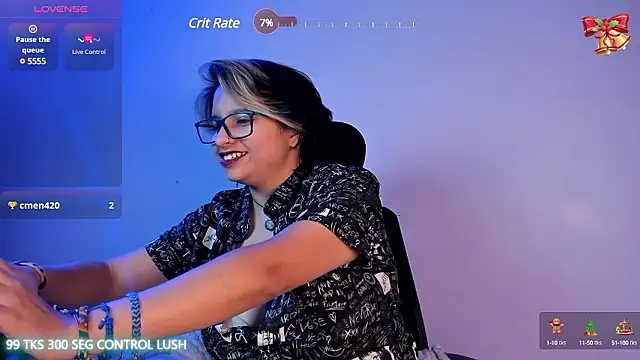 Snapshot of NovaGlitz chatting on December 2024 02:41:02 PM NovaGlitz online show from December 2024 02:41:02 PM