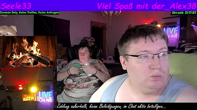 der alex38 online show from April 2026 07:17:02 PM