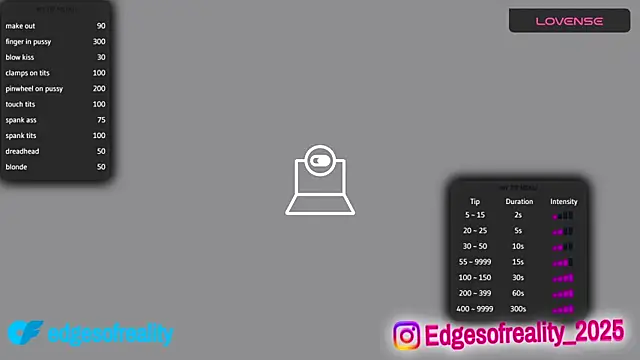 Snapshot of EdgesOfReality chatting on November 2025 12:22:02 PM EdgesOfReality online show from November 2025 12:22:02 PM