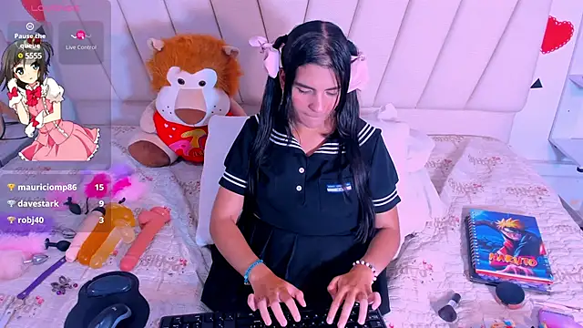 MorganitaX online show from March 2025 08:08:01 PM