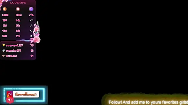 Aurora thomas  1 online show from February 2025 01:11:02 PM