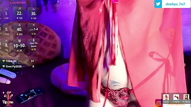 Snapshot of Sharkyu1 chatting on March 2026 04:18:01 AM Sharkyu1 online show from March 2026 04:18:01 AM