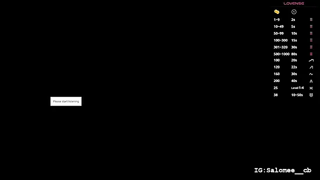 Salome  evans online show from October 2025 12:49:02 PM