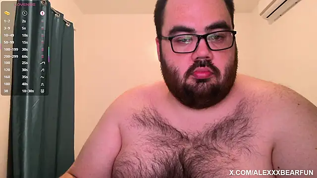 Snapshot of alexxxbear chatting on February 2026 08:36:01 PM alexxxbear online show from February 2026 08:36:01 PM