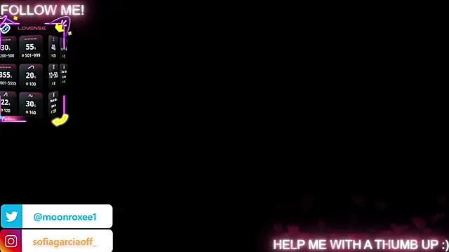 Moonroxe  online show from October 2025 02:25:02 PM