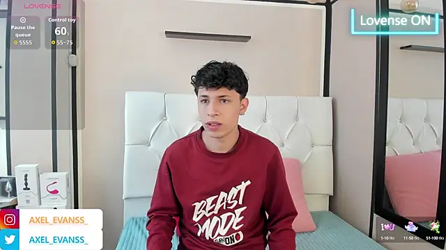 Axel  Evans online show from September 2025 12:50:02 PM