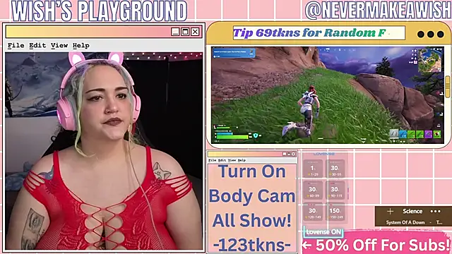 nevermakeawish online show from March 2026 04:13:01 PM