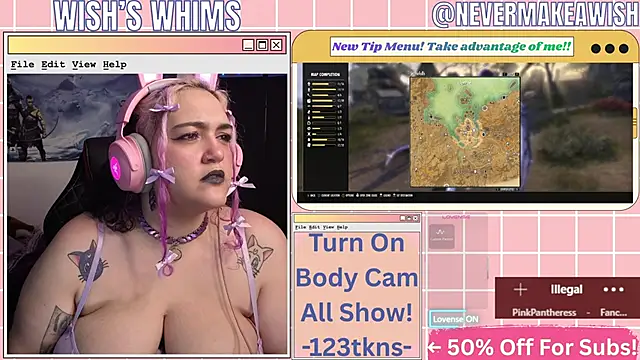 Snapshot of nevermakeawish chatting on July 2026 09:33:01 AM nevermakeawish online show from July 2026 09:33:01 AM