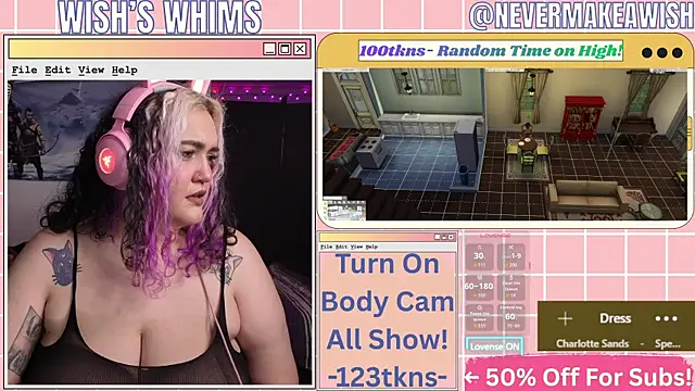 Snapshot of nevermakeawish chatting on July 2026 09:38:01 AM nevermakeawish online show from July 2026 09:38:01 AM