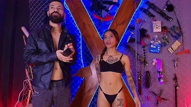 Warick and Aria bdsm  online show from October 2025 10:32:01 PM