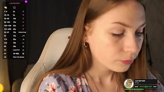 Snapshot of Stella_of_steel chatting on June 2026 11:57:01 AM Stella of steel online show from June 2026 11:57:01 AM