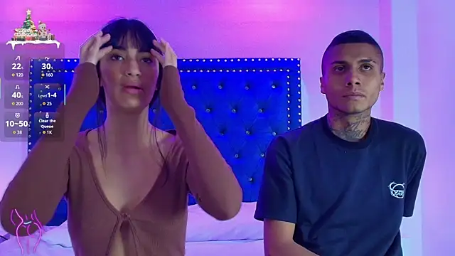 Snapshot of Damian_and_roxanne chatting on January 2026 12:32:02 PM Damian and roxanne online show from January 2026 12:32:02 PM