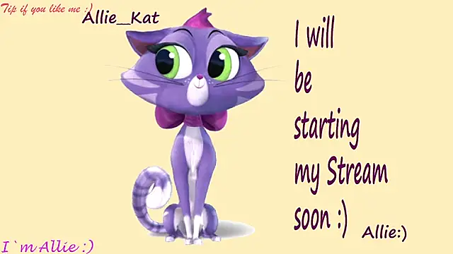 Allie Kat online show from June 2026 01:13:01 PM