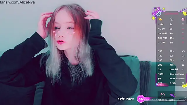 AliceNya cute online show from October 2025 04:34:01 AM