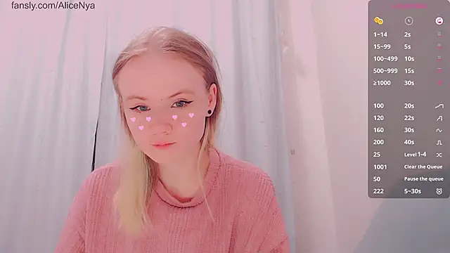 AliceNya cute online show from January 2026 06:18:02 AM