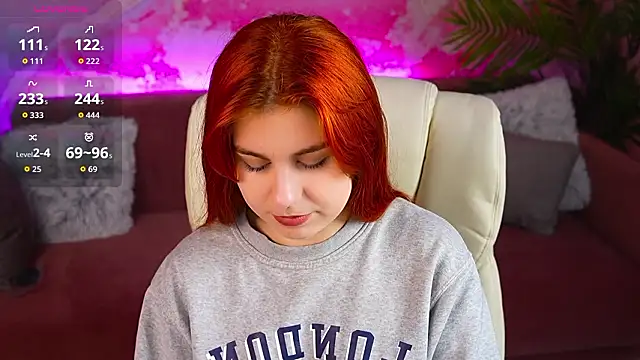 GingerPinky online show from February 2026 08:20:01 AM