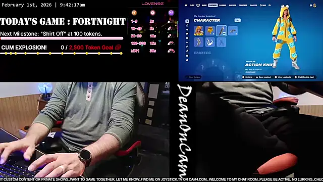 Snapshot of DeanonCam chatting on February 2026 03:43:01 PM DeanonCam online show from February 2026 03:43:01 PM