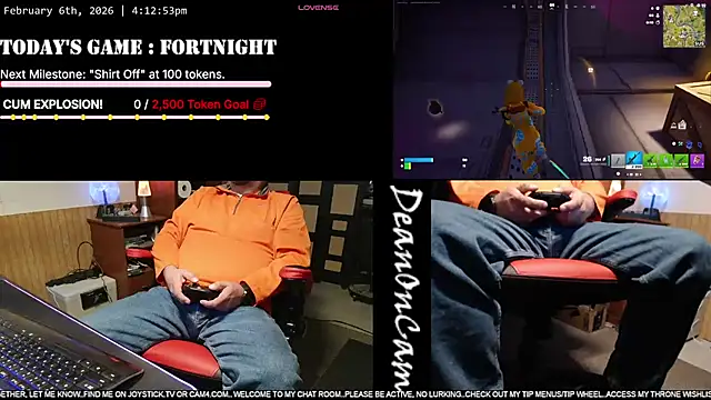 Snapshot of DeanonCam chatting on February 2026 10:13:01 PM DeanonCam online show from February 2026 10:13:01 PM