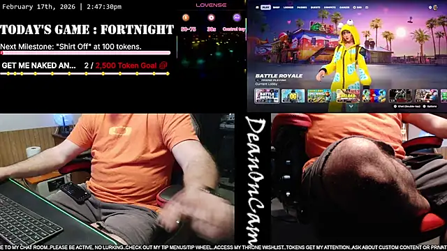 Snapshot of DeanonCam chatting on February 2026 08:48:02 PM DeanonCam online show from February 2026 08:48:02 PM